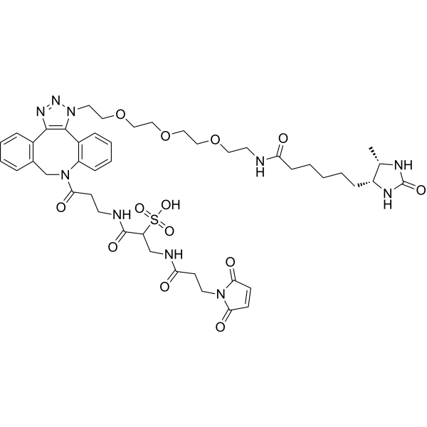 Desthiobiotin-PEG3-triazole-DBCO-sulfo-Maleimide